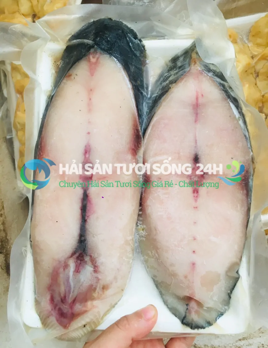 cá thu tươi cắt khúc túi 500g