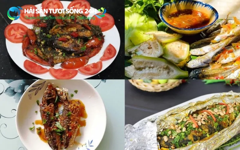 Các món ăn từ Cá nục một nắng