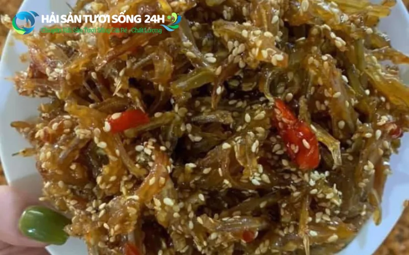 Cá cơm khô loại 1 túi 500g 4 Các món ngon từ cá cơm khô loại 1