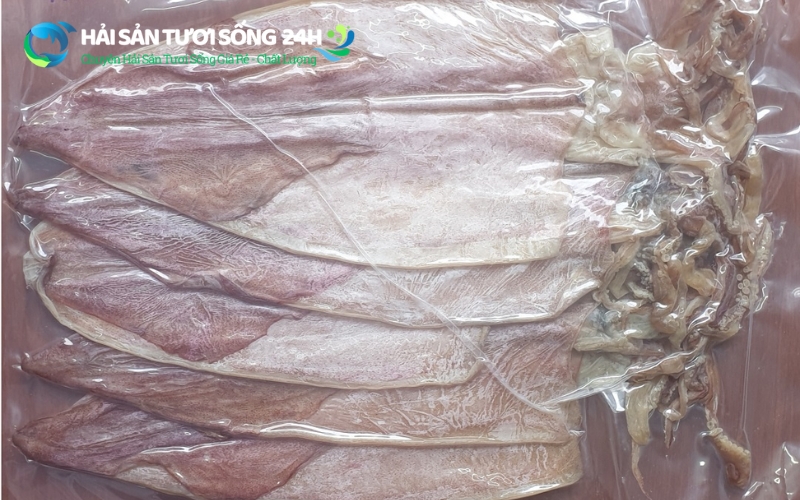 Mực khô câu size từ 13 con/1kg túi 500g 2 cách nhận biết Mực khô câu loại 1 ngon chuẩn