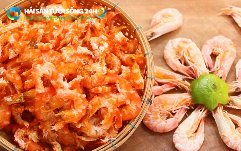 Tôm khô nõn loại 1 (Nõn tôm đanh) 3 Chế biến tôm khô nõn loại 1 làm sao cho không bị dai?