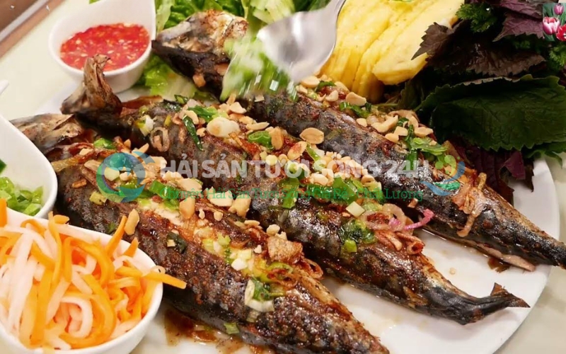 Cá đối nướng muối ớt