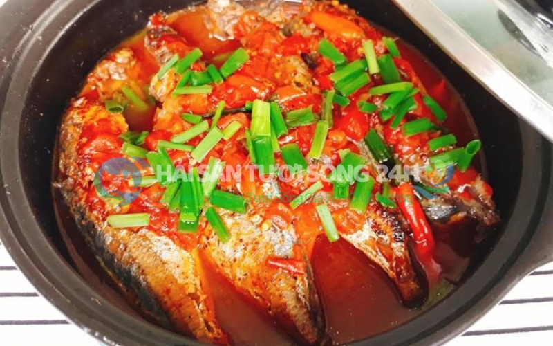 Cá mòi biển túi 500g 5 Cá mòi kho cà chua