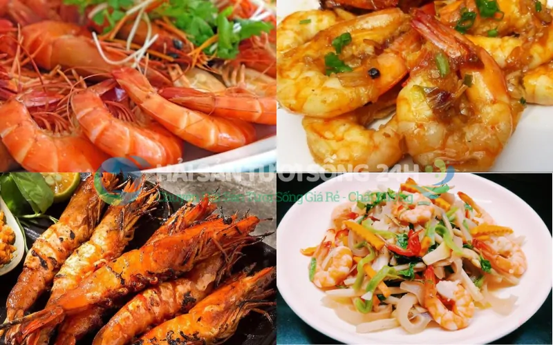 Các món ngon chế biến từ Tôm He biển