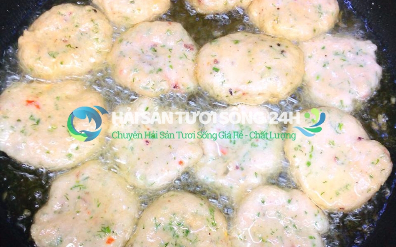 Chả mực dẹt 4 Hướng dẫn chiên chả mực dẹt ngon