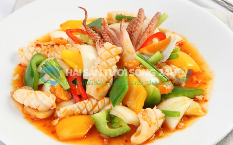 Mực mai xào thập cẩm - Nhanh gọn cho bữa tối