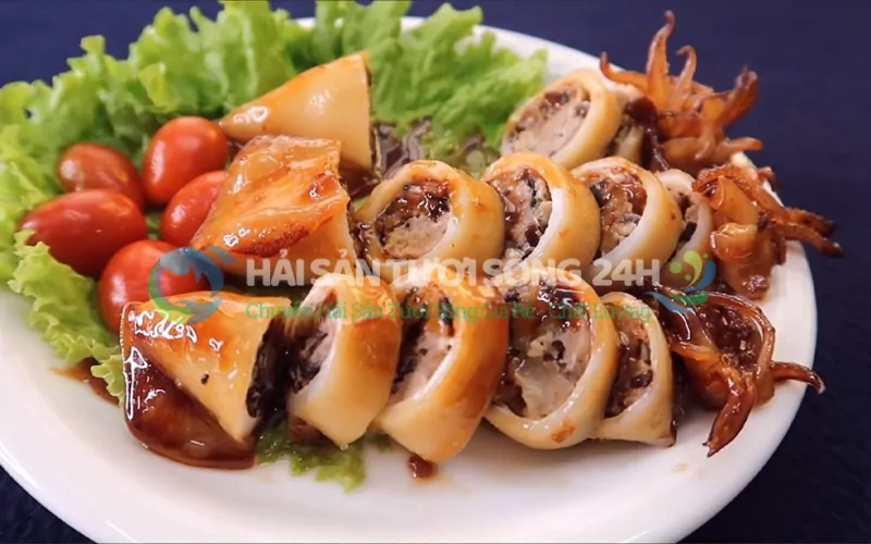 Mực ống nhồi thịt