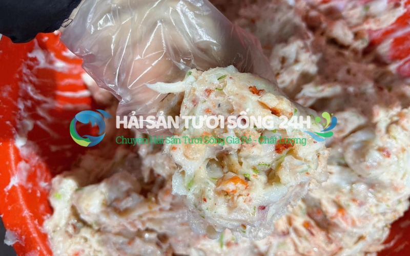 Chả mực dẹt 2 Quy trình làm ra một kg chả mực dẹt chuẩn vị