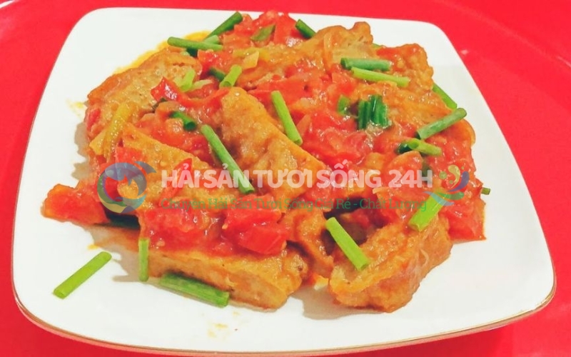 Chả Cá Đù Túi 1kg 4 Chả cá đù sốt cà chua