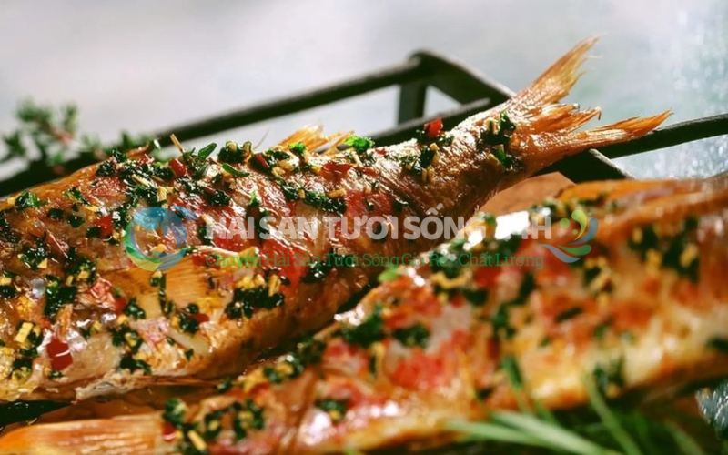 Cá Đối nướng mọi