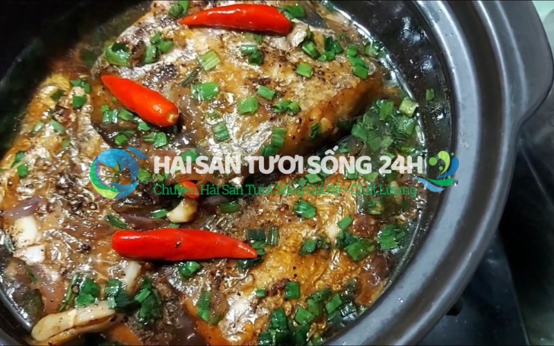 Cá hố kho tiêu