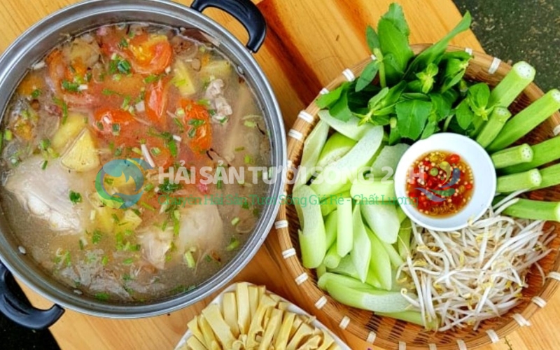 Cá Mòi nấu canh chua