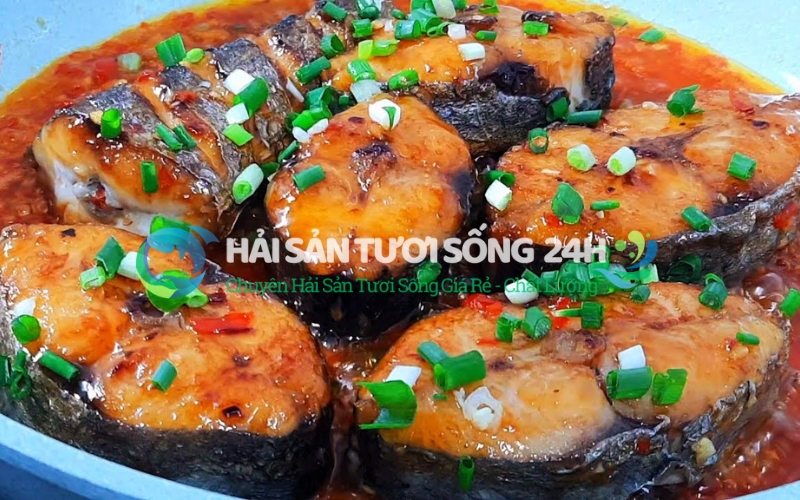 Cá thu chiên nước mắm tỏi ớt