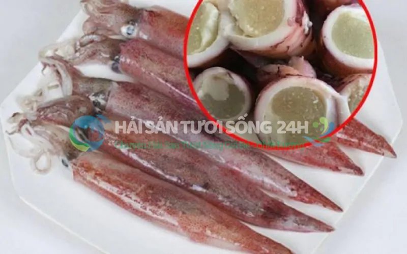 Mẹo chọn Mực trứng tươi nhiều trứng "trăm con như một"