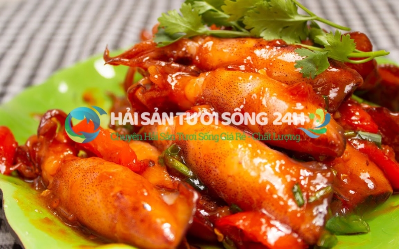 Mực ống chiên nước mắm