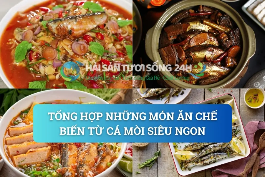 Tổng hợp những món ăn chế biến từ cá Mòi siêu ngon