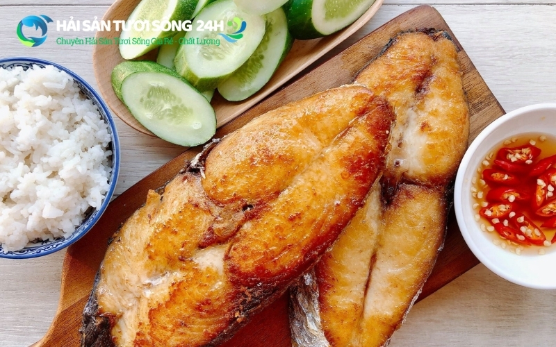 Cá thu 1 nắng chiên giòn