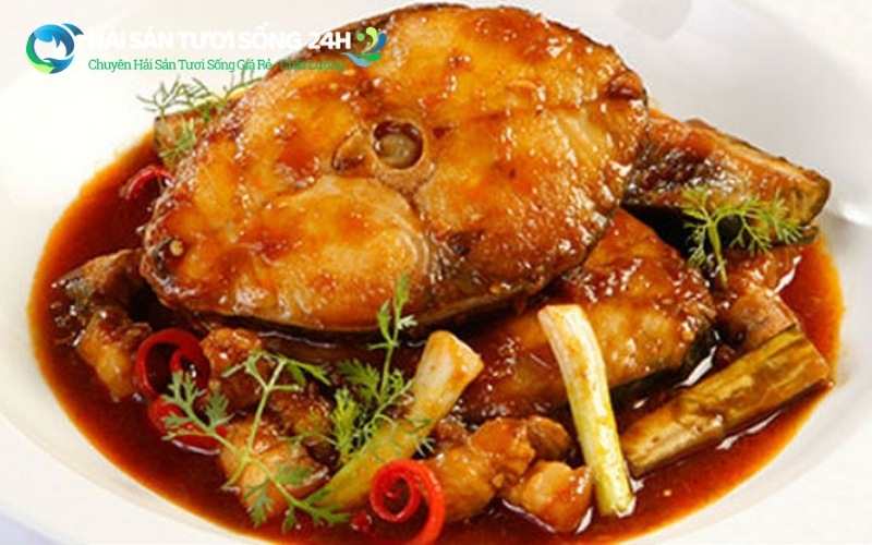 Cá thu 1 nắng rim mặn ngọt