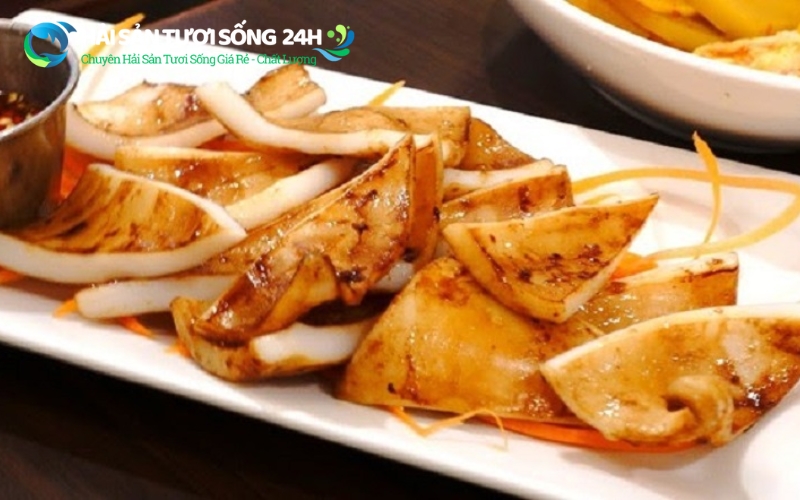 Mực 1 nắng chiên nước mắm