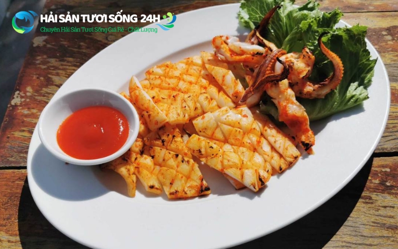 Mực 1 nắng nướng mọi