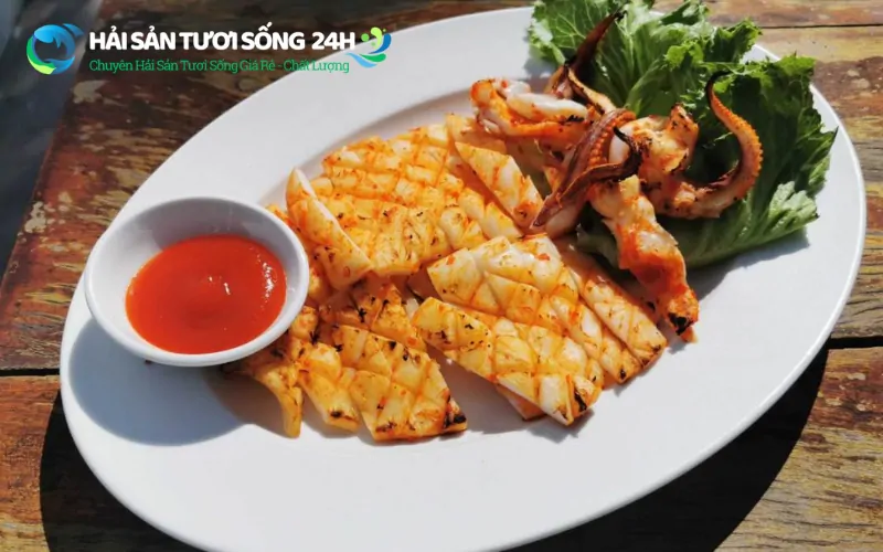 Mực 1 nắng nướng mọi