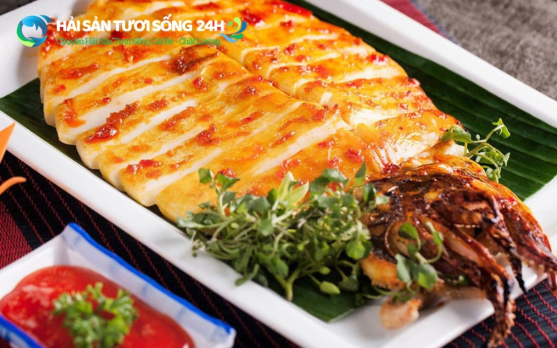 Mực 1 nắng nướng muối ớt