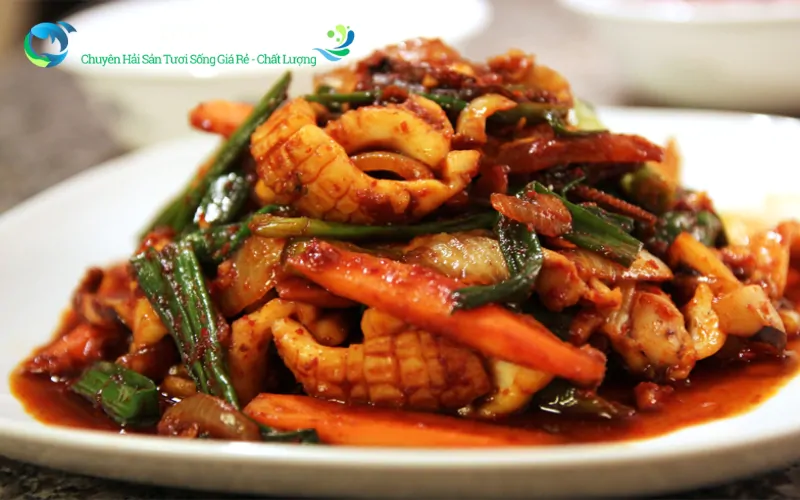 Mực 1 nắng rim me