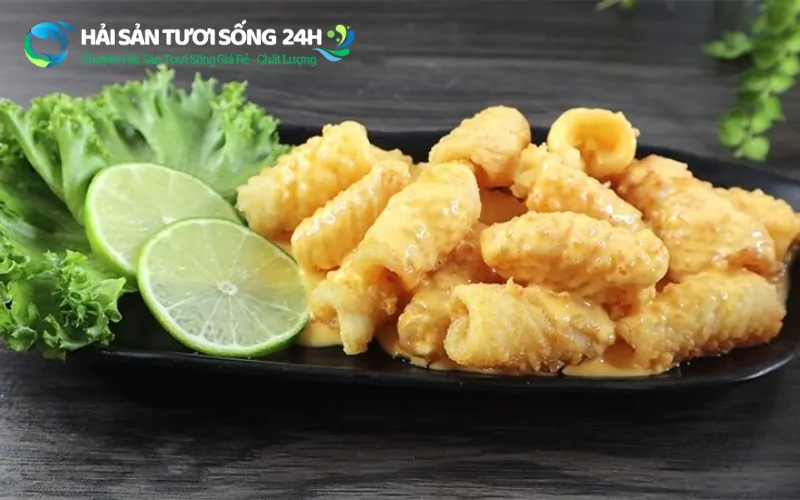 Mực mai chiên giòn (Chiên xù)