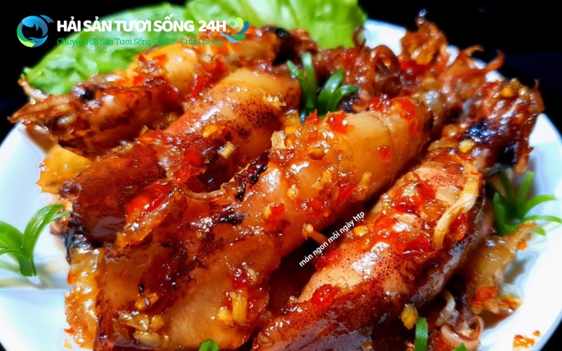 Mực trứng chiên nước mắm