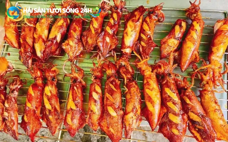 Mực trứng nướng muối ớt