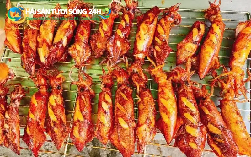 Mực trứng nướng muối ớt