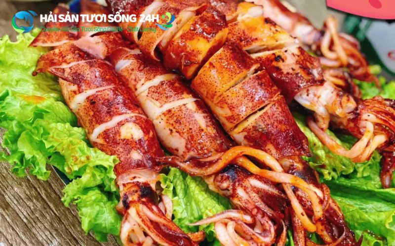 Mực trứng nướng sa tế