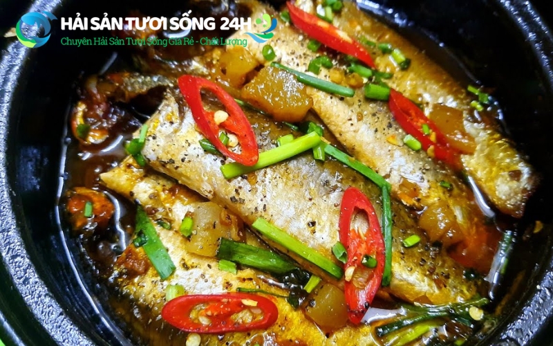 Cá đối kho tiêu