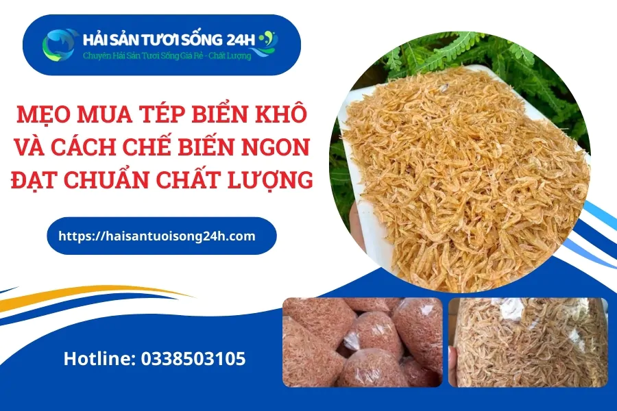 Mẹo mua Tép biển khô và cách chế biến ngon đạt chuẩn chất lượng