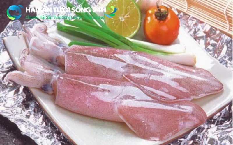 Mực ống tại Hải Sản Tươi Sống 24h