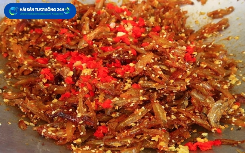 Cá cơm rang tỏi ớt