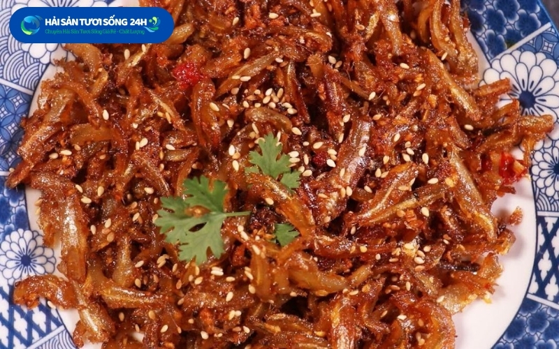 Cá cơm rim nước mắm