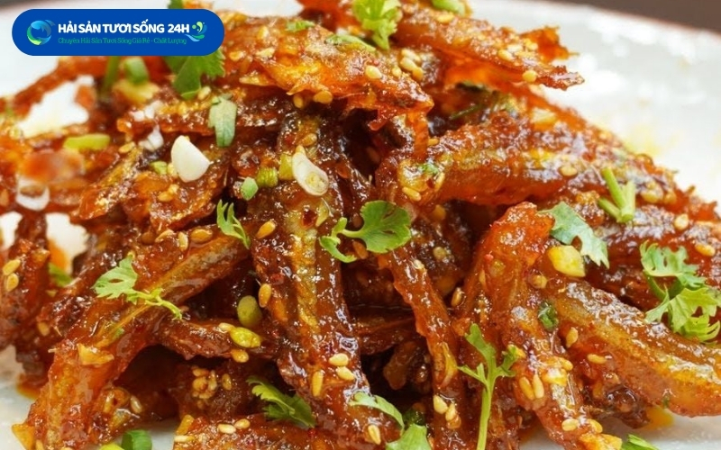 Cá cơm xào chua ngọt