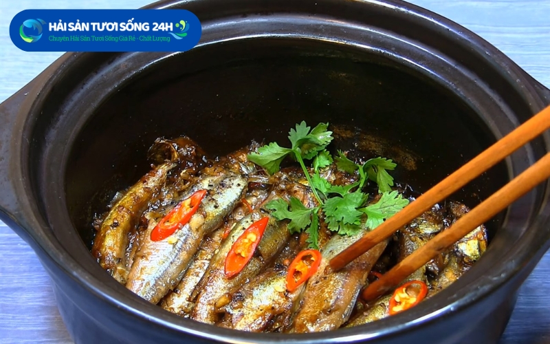 Cá đù một nắng kho tiêu