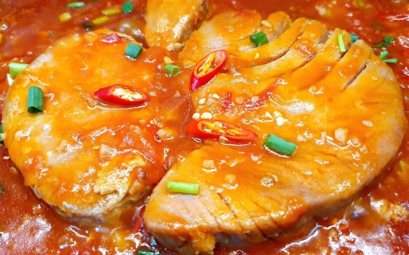 Cá ngừ sốt cà chua