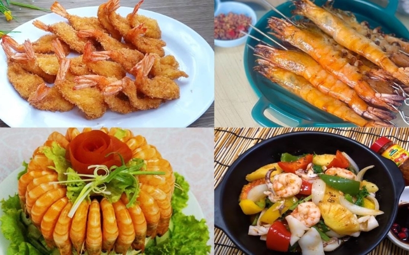 Các món ngon từ tôm he