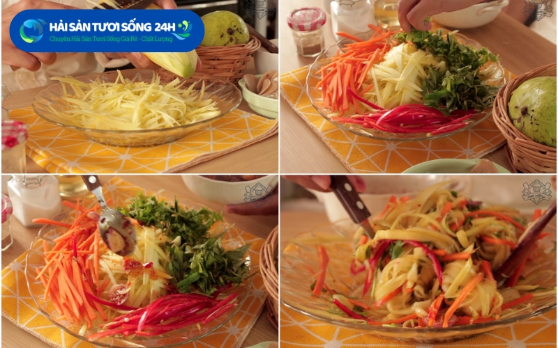 Gỏi xoài cá đù 1 nắng