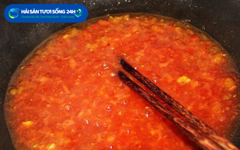 Làm sốt cà chua