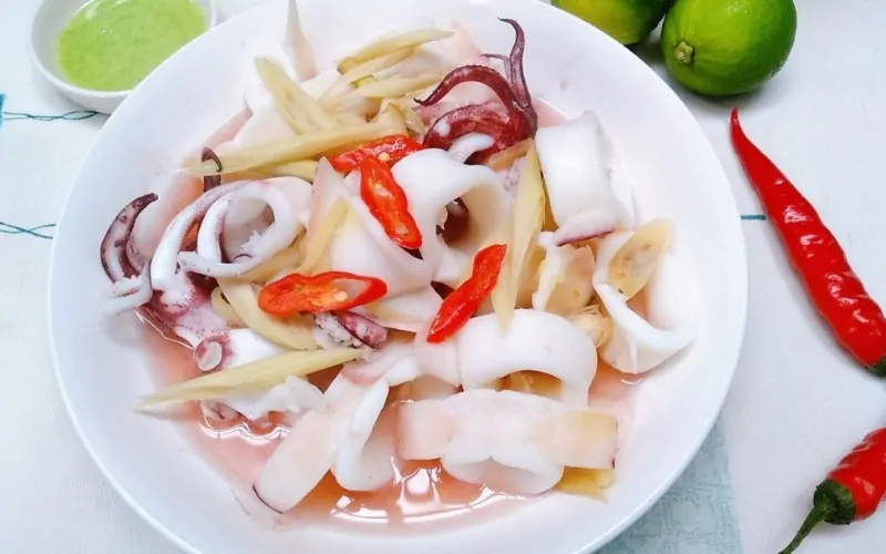 Bỏ túi các cách hấp Mực ống thơm ngon dễ làm tại nhà 6 Mực ống hấp bia