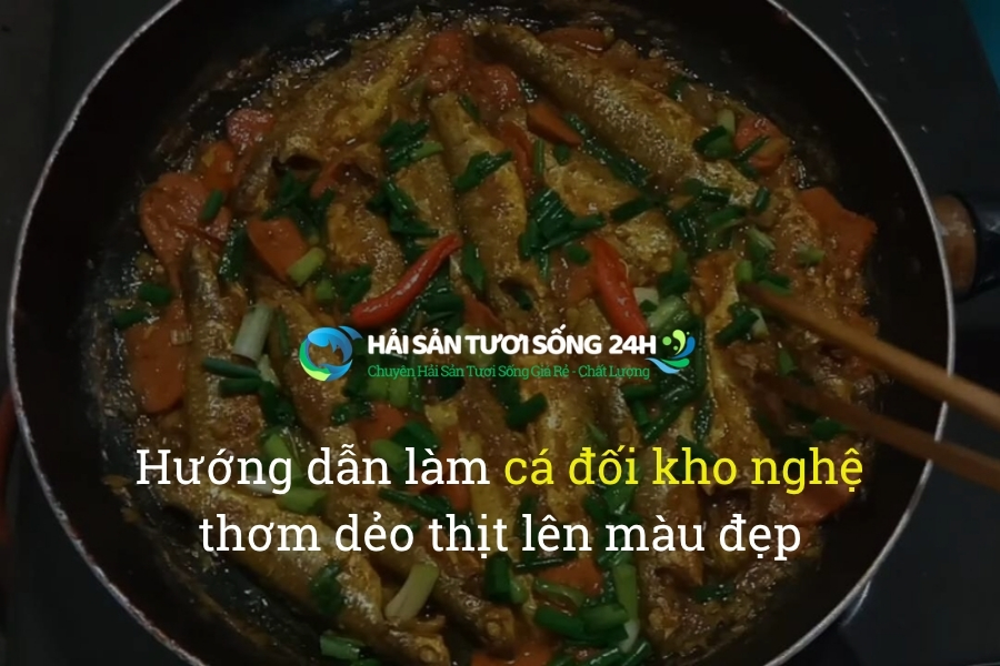Cá đối kho nghệ