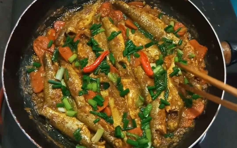 Cá đối kho nghệ