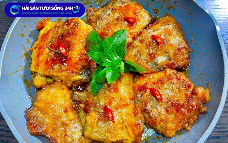 Cá Hố chiên mắm tỏi